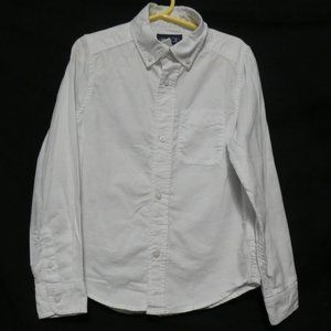 CHILDREN'S PLACE, small 5-6 years, white button down dress shirt, GUC